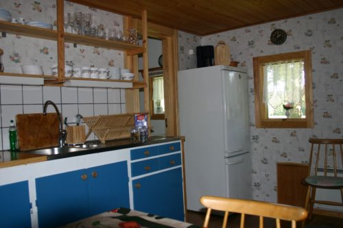 Küche /Wohnbereich - Ferienhaus Röda Huset