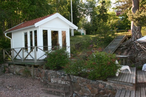 Zugang zum See – Ferienhaus Elvesund