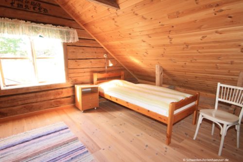 Schlafzimmer – Ferienhaus Rimforsa