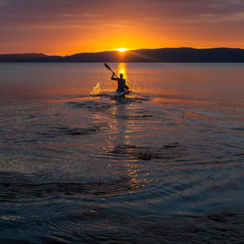 Dem Sonnenuntergang entgegen | © Christoffer Collin/imagebank.sweden.se