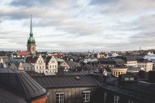 Stockholm von oben bei einer Dachtour | © Tuukka Ervasti/imagebank.sweden.se