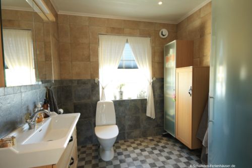 Badezimmer- Ferienhaus Sjötorpet