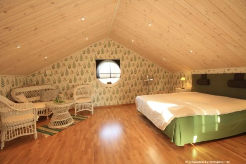 Schlafzimmer 1- Ferienhaus Sjötorpet