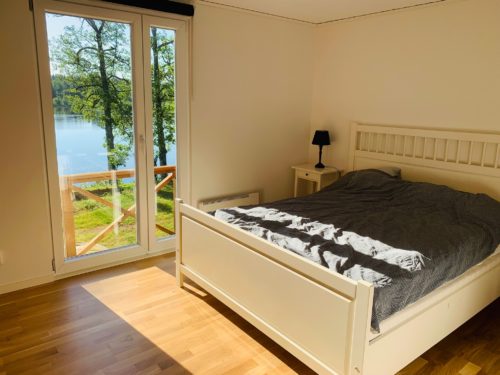 Schlafzimmer – Ferienhaus Lunding