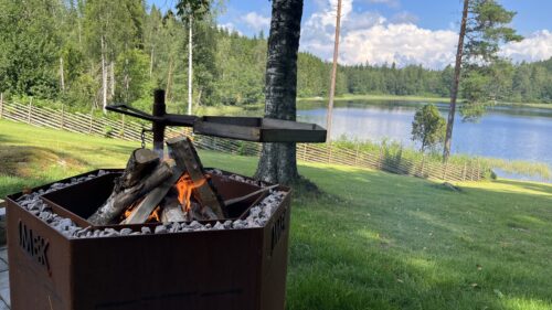 Grillplatz mit Seeblick